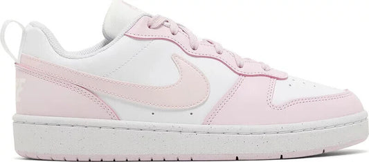 Nike Court Borough Low Recraft Boys DV5456-105 (White/Pink Foam), Size 5y (6.5w)