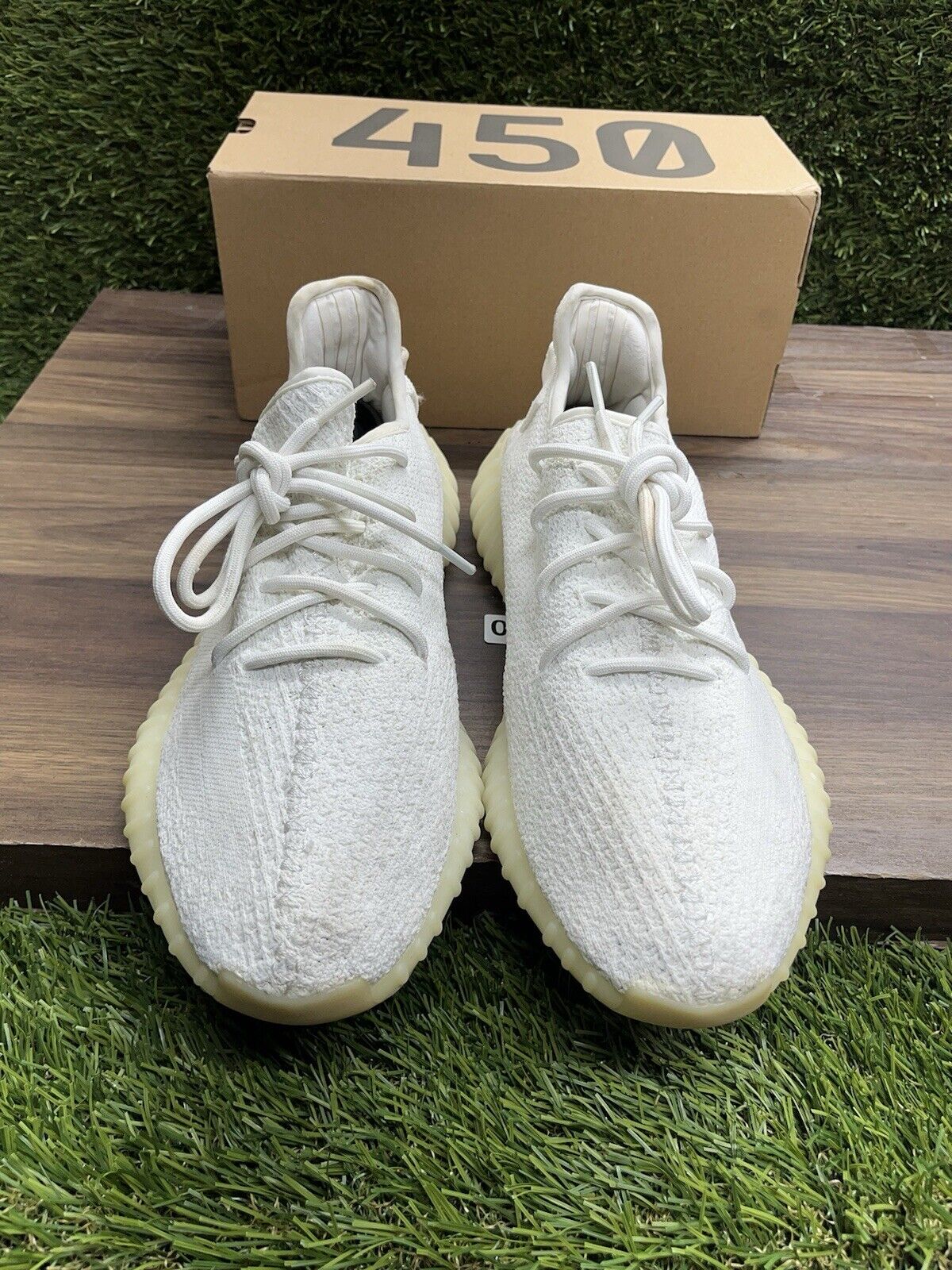 Size 12 - adidas Yeezy Boost 350 V2 Low Cream White / Triple White *492