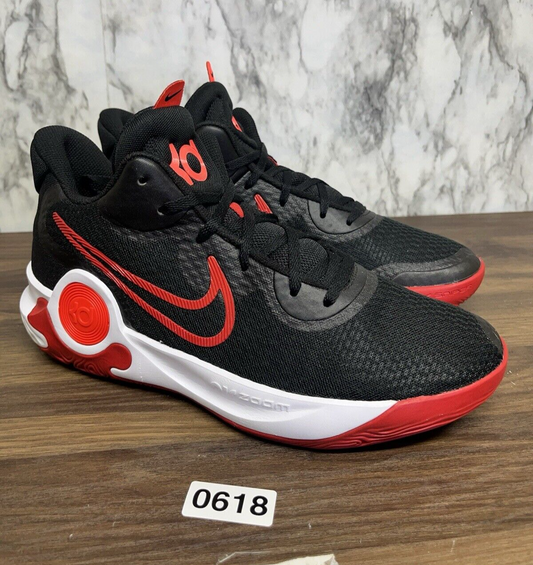 Nike KD Trey 5 IX Mid Mens Basketball Shoes Black Red CW3400-001 Size 10 618