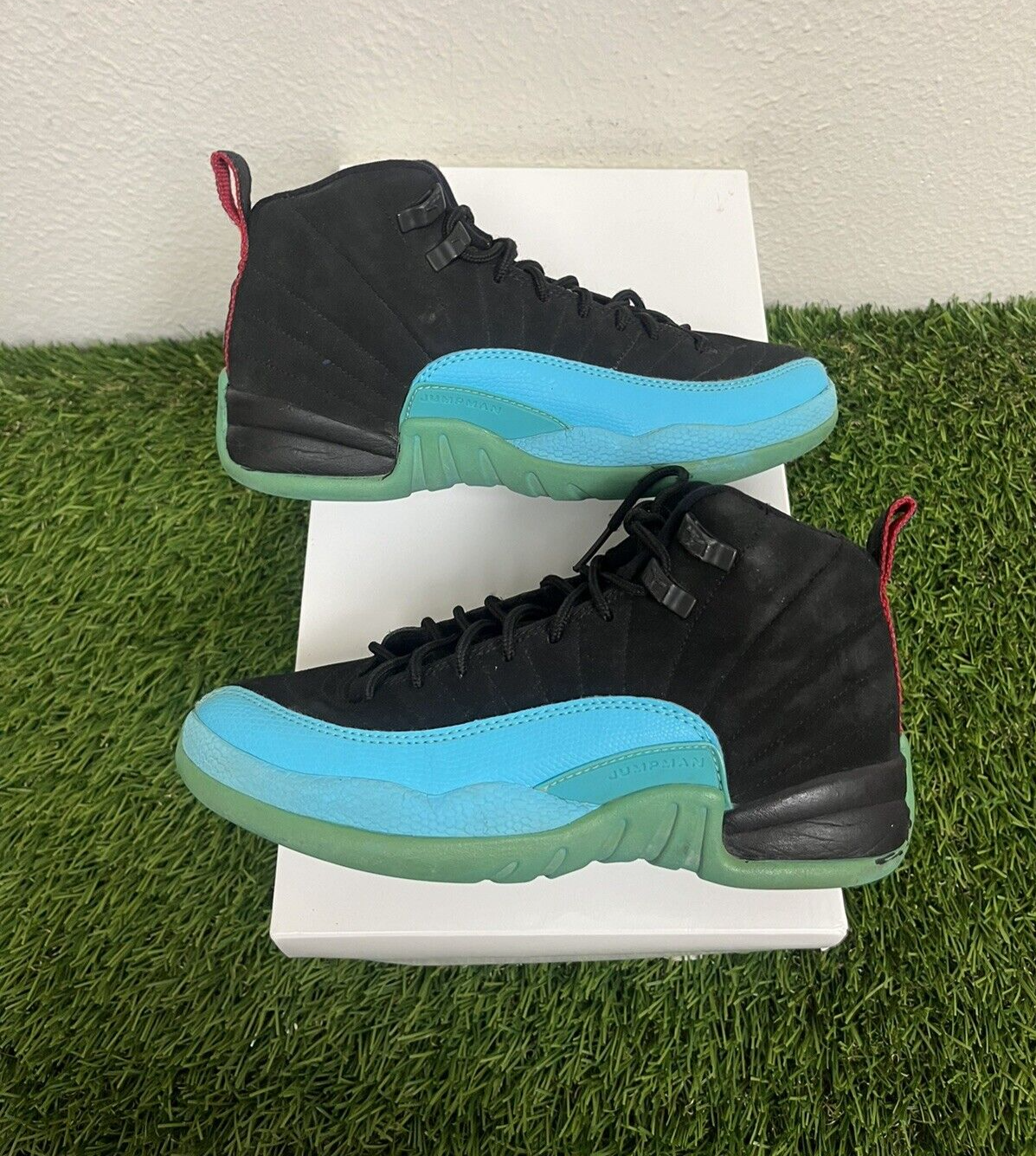 Size 4y - Jordan 12 Retro Mid Gamma Blue