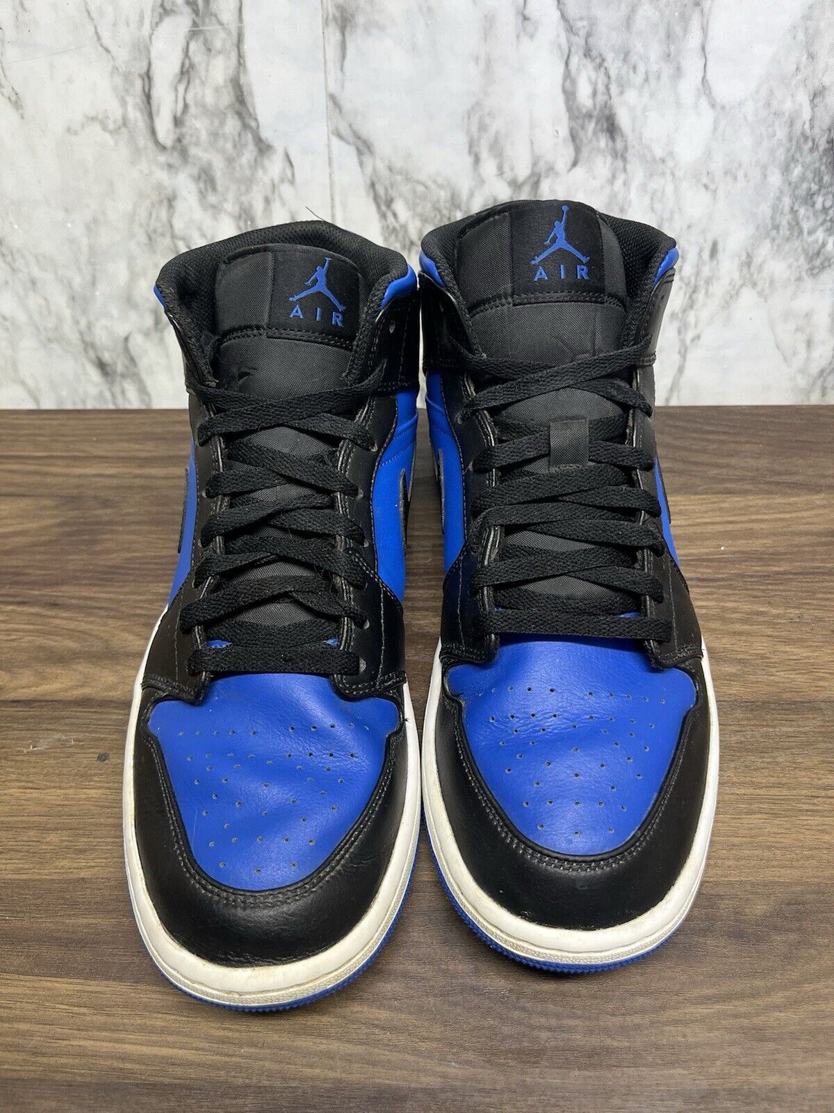 Size 10.5 - Men’s Nike Air Jordan 1 Mid Royal Black Blue  DQ8426-042 *570