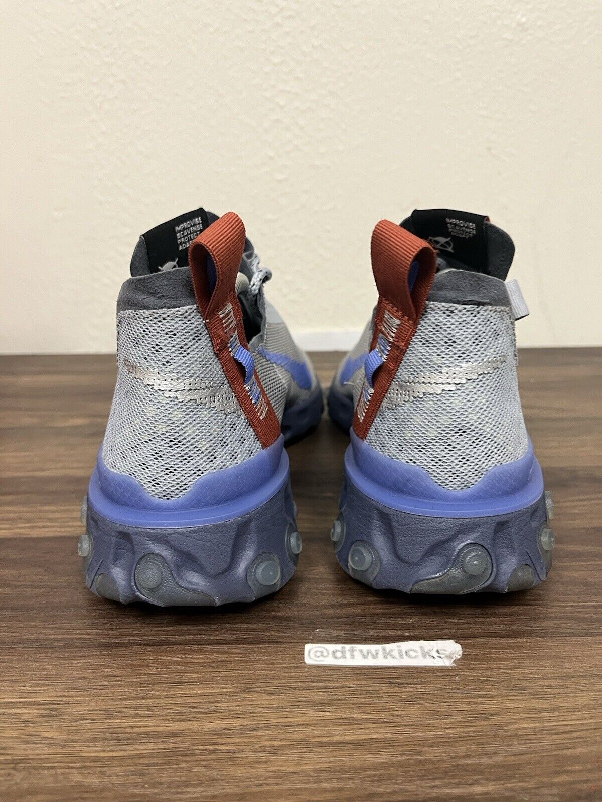 Size 8  - Nike React WR ISPA Wolf Grey