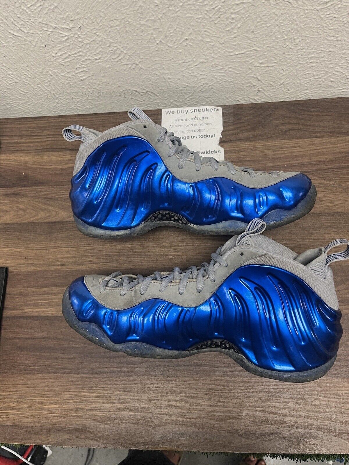 Size 10 - Nike Air Foamposite One Sport Royal 2013 VNDS OG Box