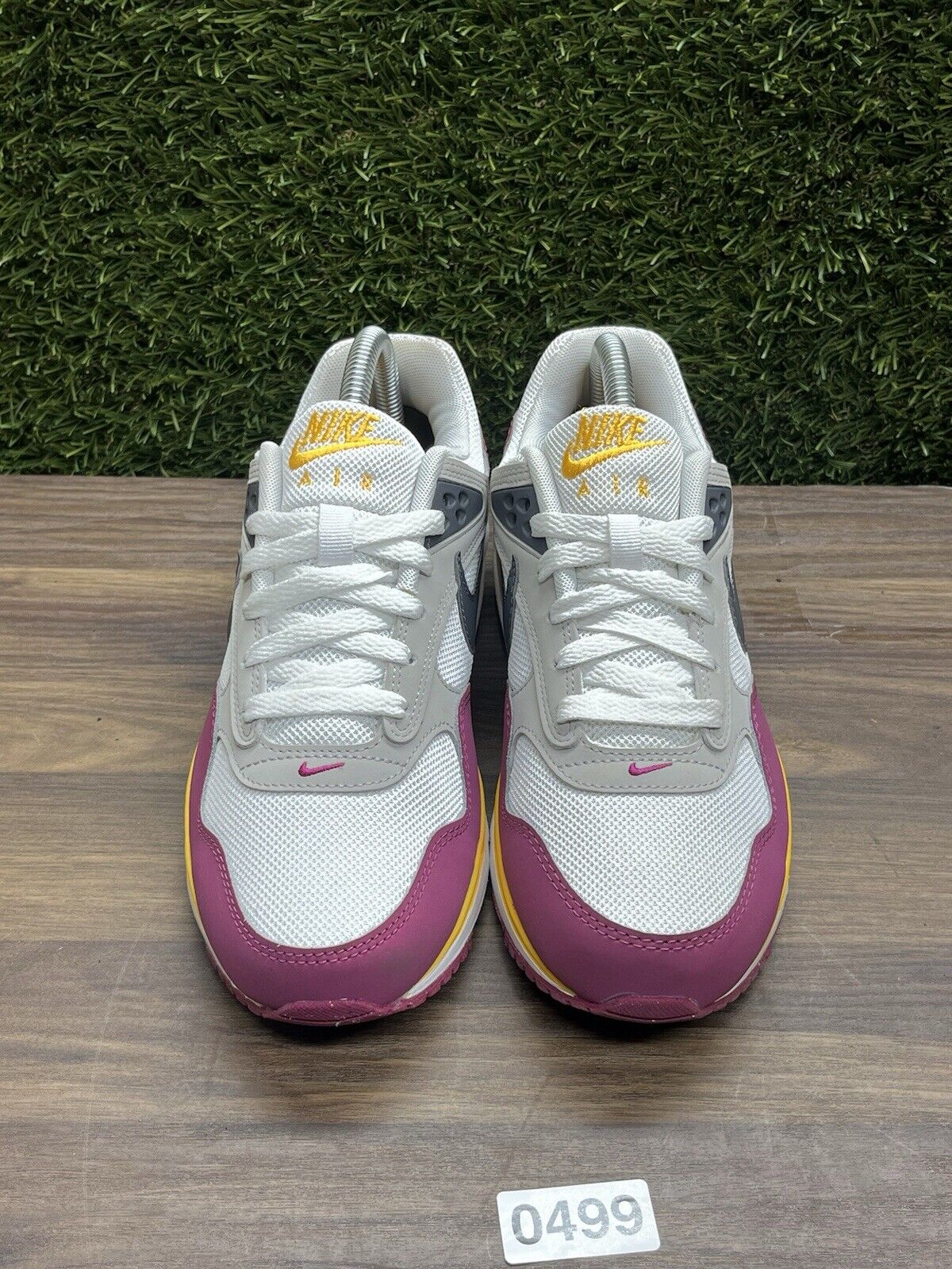 Womens Nike Air Max Correlate Gray Rave Pink Running Shoes Sneakers Size 8  *499