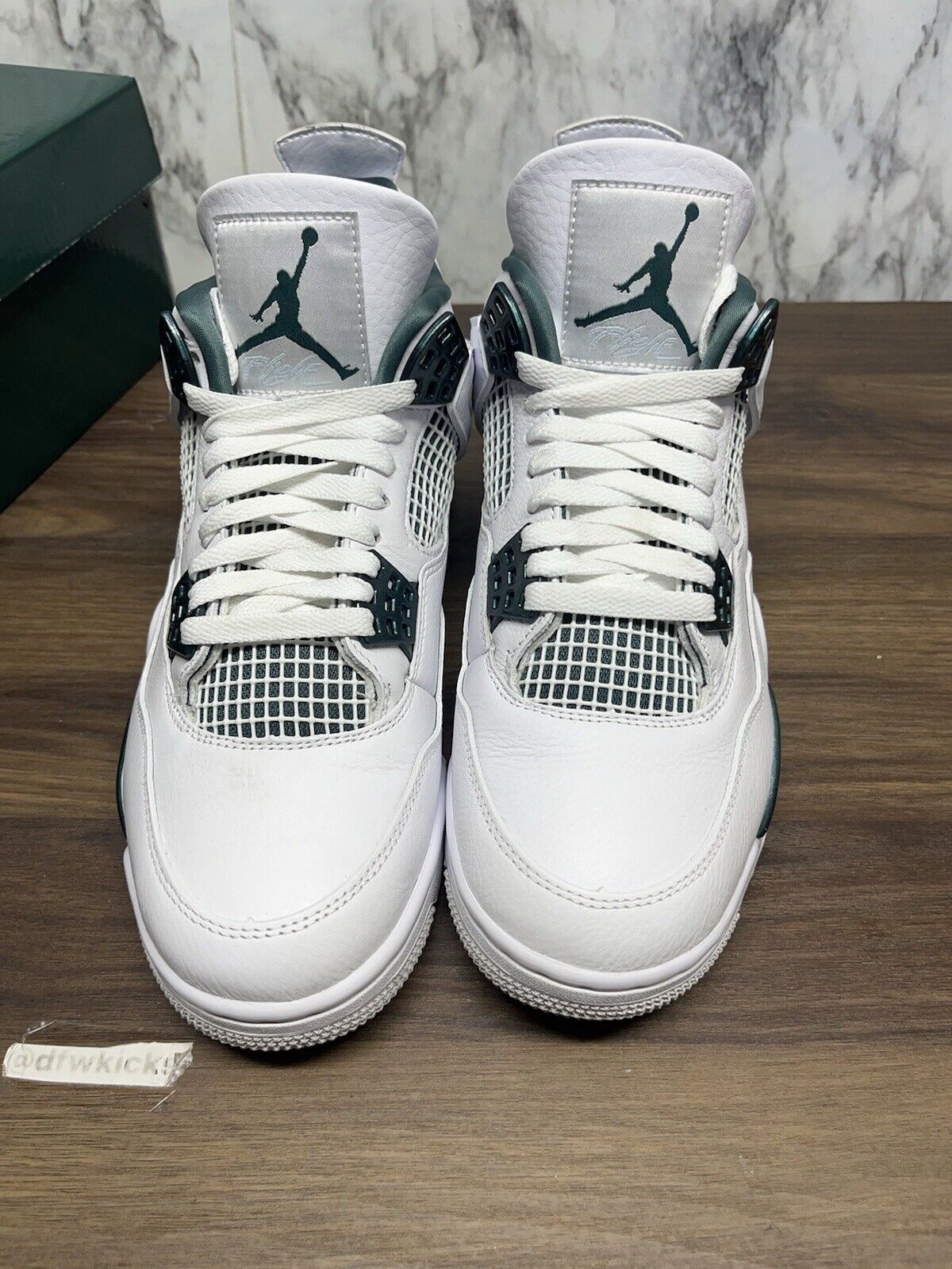 Nike Air Jordan 4 Retro Oxidized Green Size 8 FQ8138-103 *451