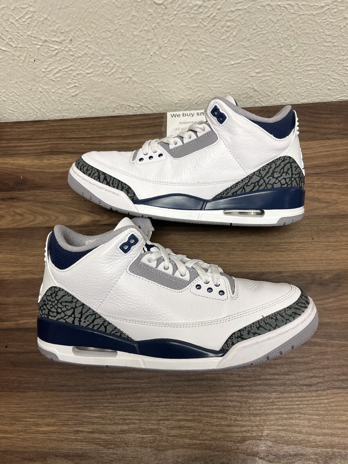 Air Jordan 3 Retro Midnight Navy- Size 9.5