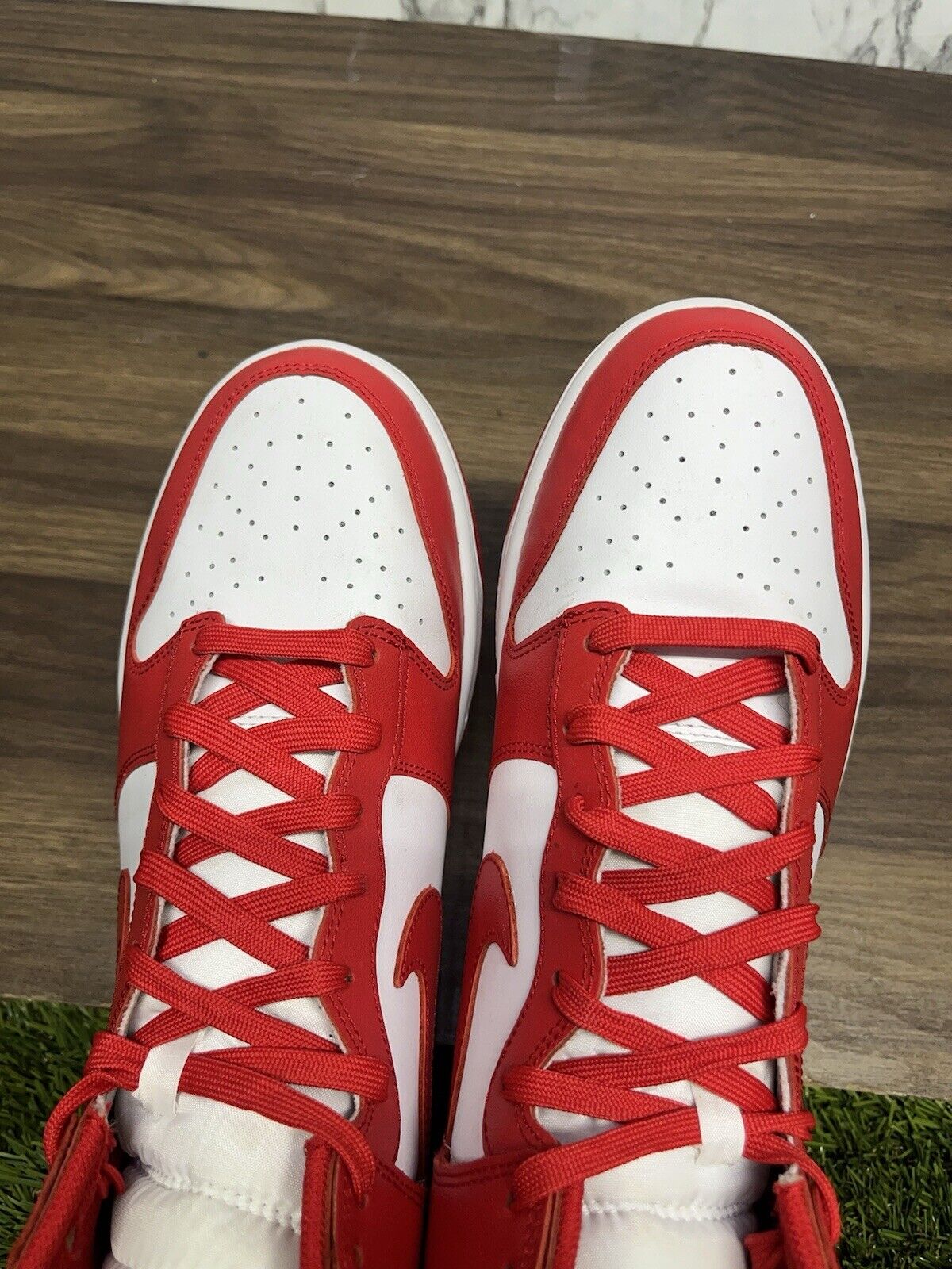 Size 10.5 - Nike Dunk High Championship Red