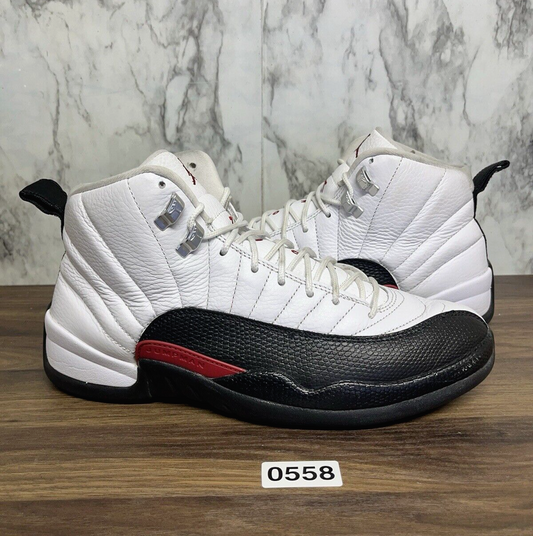 Size 9.5 - Air Jordan 12 Retro Taxi Flip 588 cherry flu game