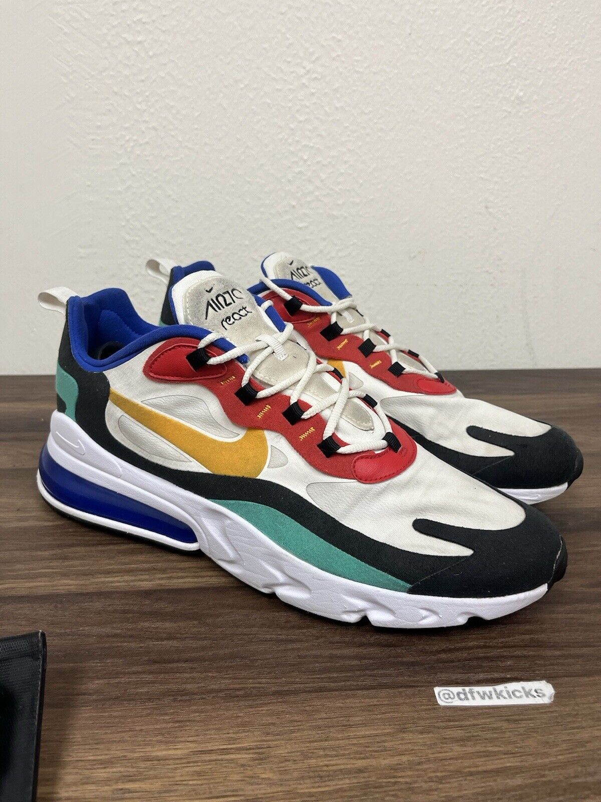 Nike Air Max 270 React 'Bauhaus' Men's Size 12 AO4971-002