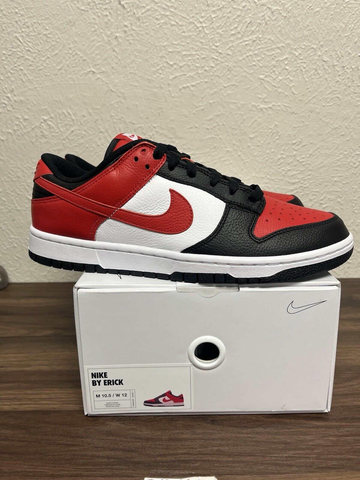 Nike Dunk Low (by you)  Rare Chicago colorway - 10.5