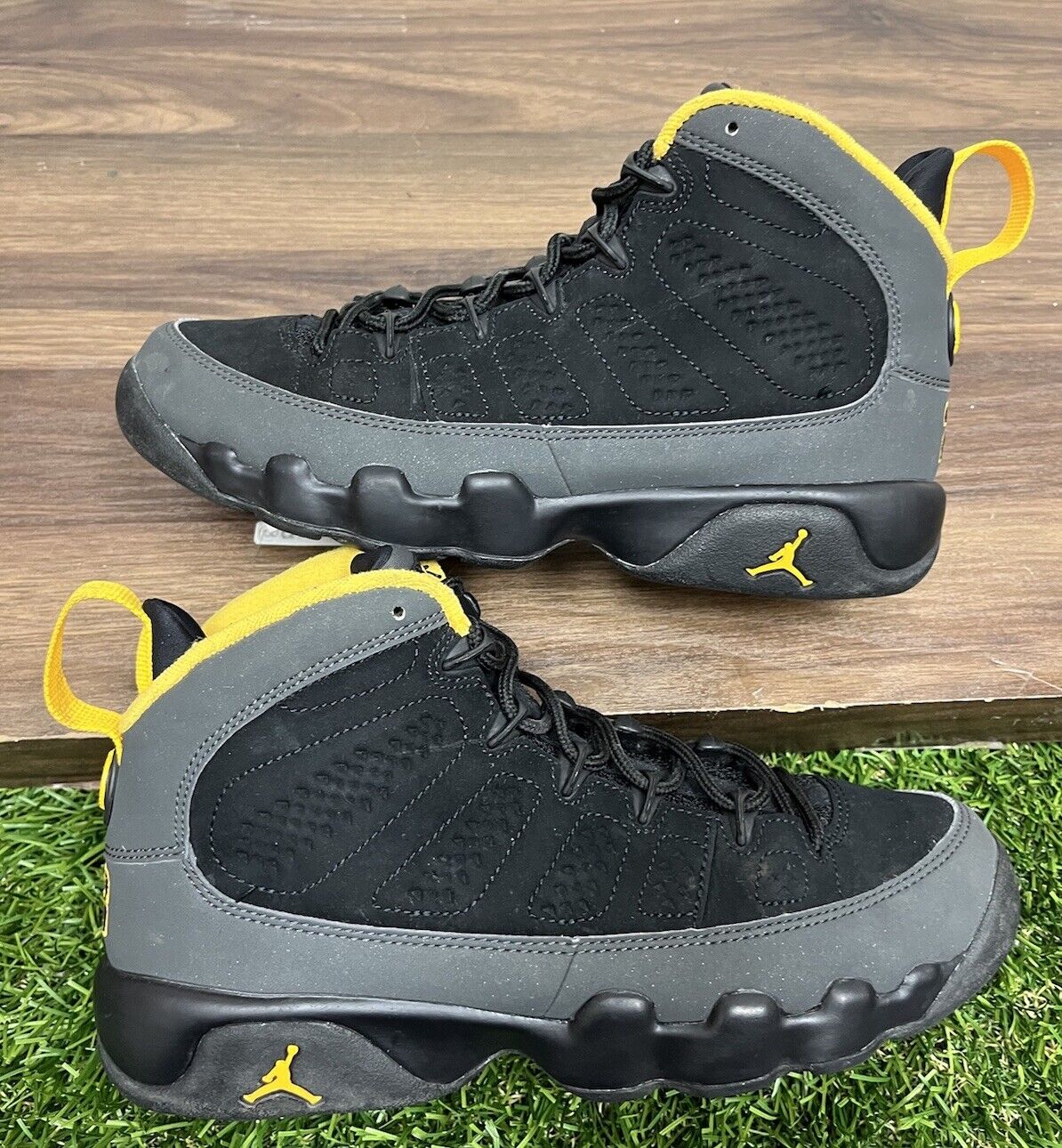 Size 6.5y Jordan 9 “Dark Charcoal University Gold”  GS 302359-070 Basketball 240