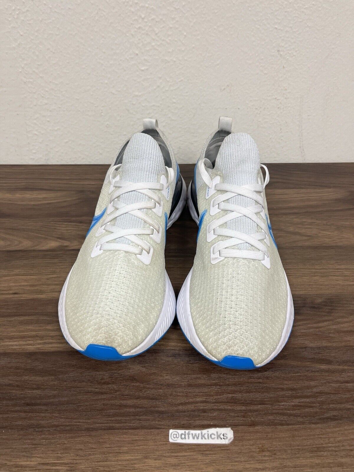 Size 11 - Nike React Infinity Run Flyknit White Photo Blue