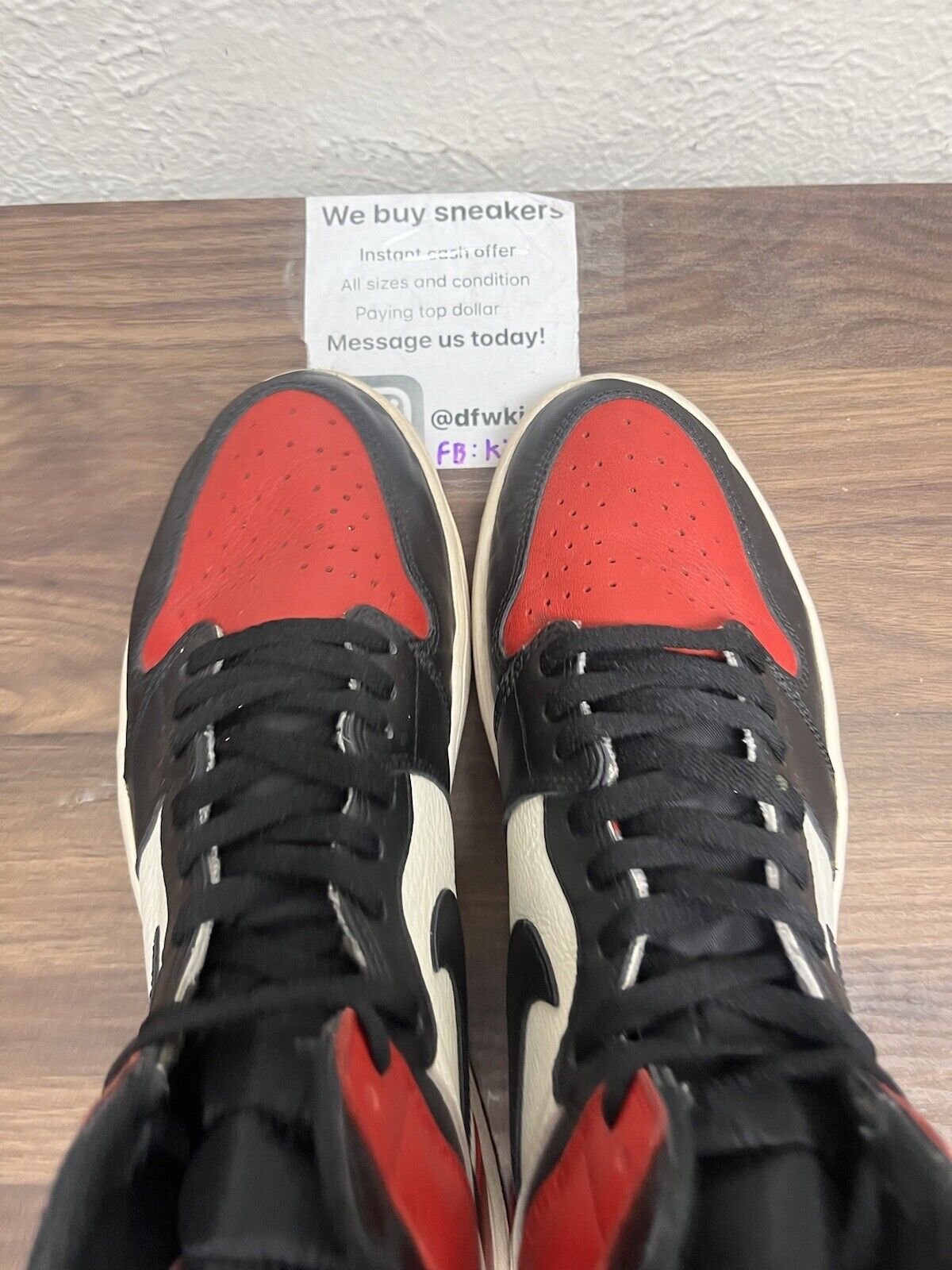 Size 11 - Jordan 1 Retro OG High Bred Toe