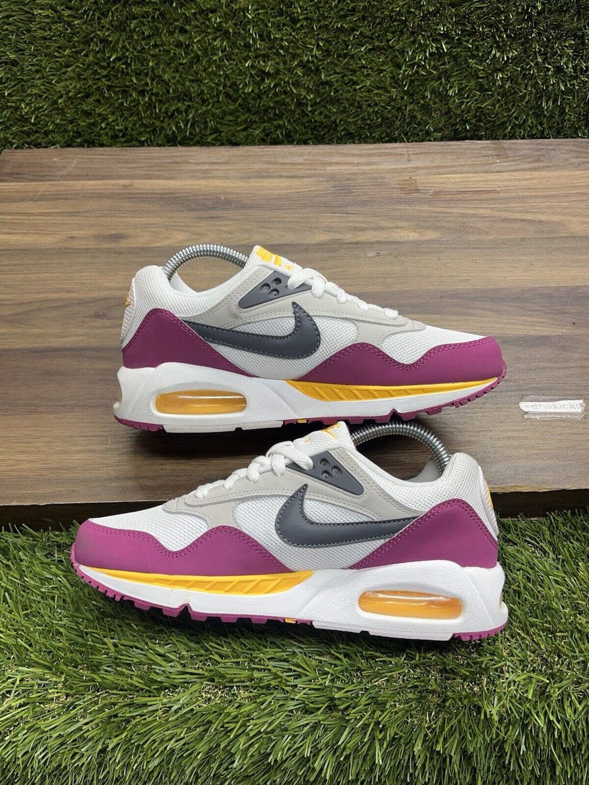 Womens Nike Air Max Correlate Gray Rave Pink Running Shoes Sneakers Size 8  *499