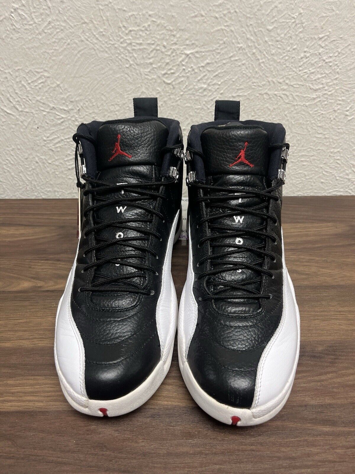 Nike Air Jordan 12 Retro 2012 Playoff Size 12 130690-001 Black White Red OG