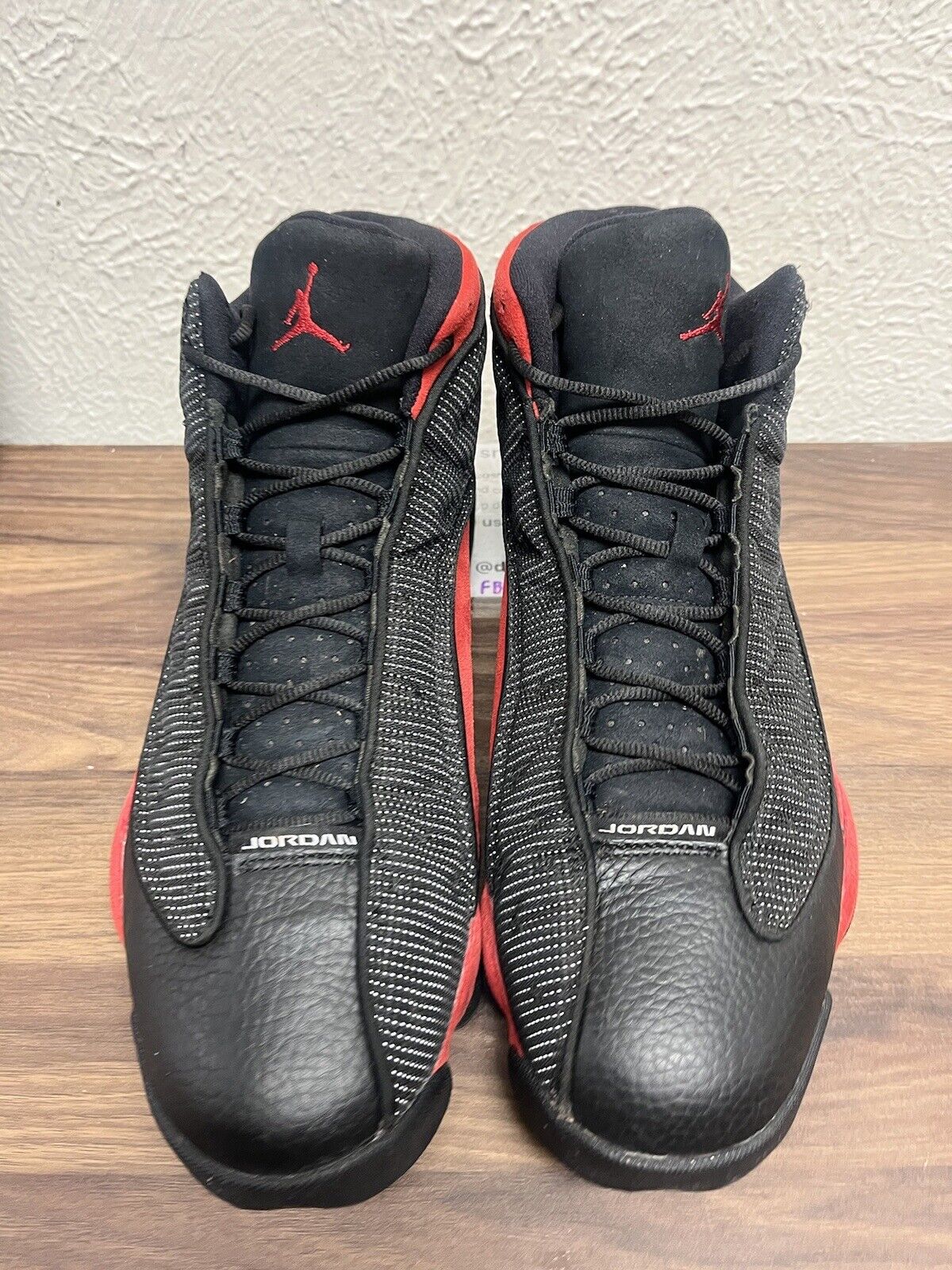 Size 13 Nike Air Jordan 13 Retro Bred 2017 414571-004 OG XIII Mens Shoes