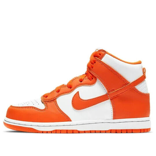 Nike Youth Dunk High Syracuse 2021 PS Sneakers Orange/White Size 12C DD2314-100