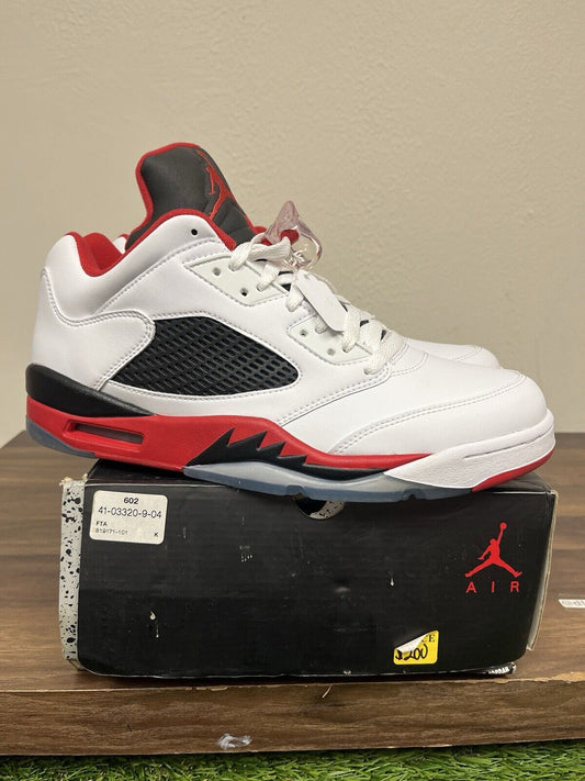 Size 12 - Air Jordan 5 Retro 2015 Low Fire Red