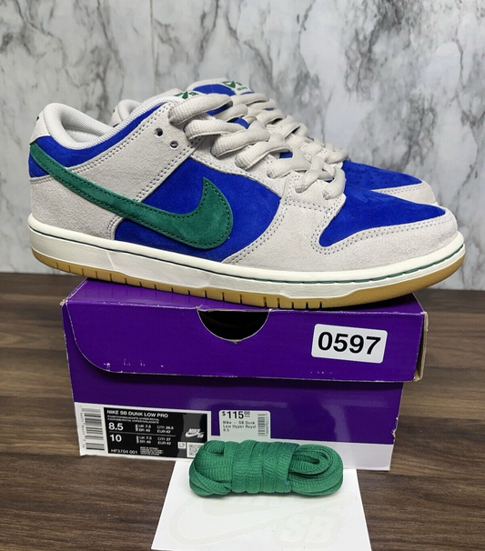 Size 8.5 - Nike Dunk Pro SB Low Hyper Royal Malachite 597