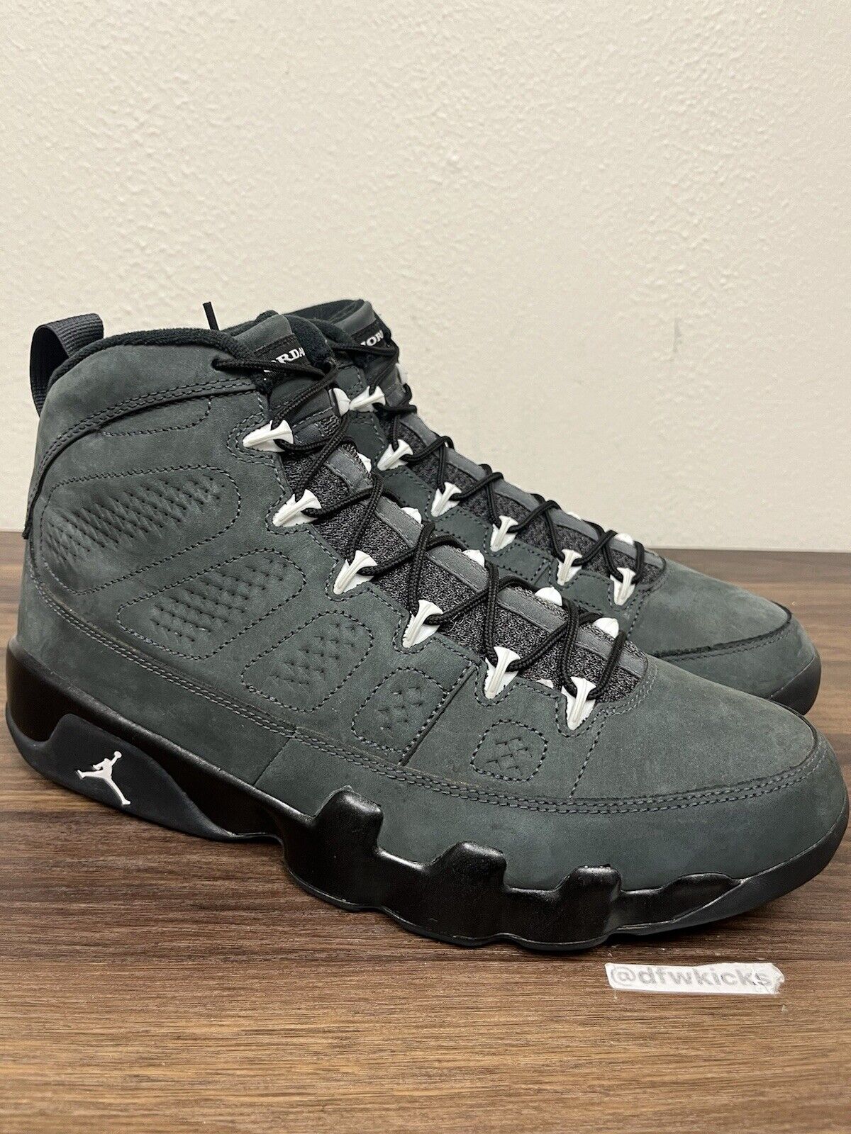 Nike Air Jordan 9 Retro Anthracite Size 12 302370-013 OG Bred Olive    *CLEAN*