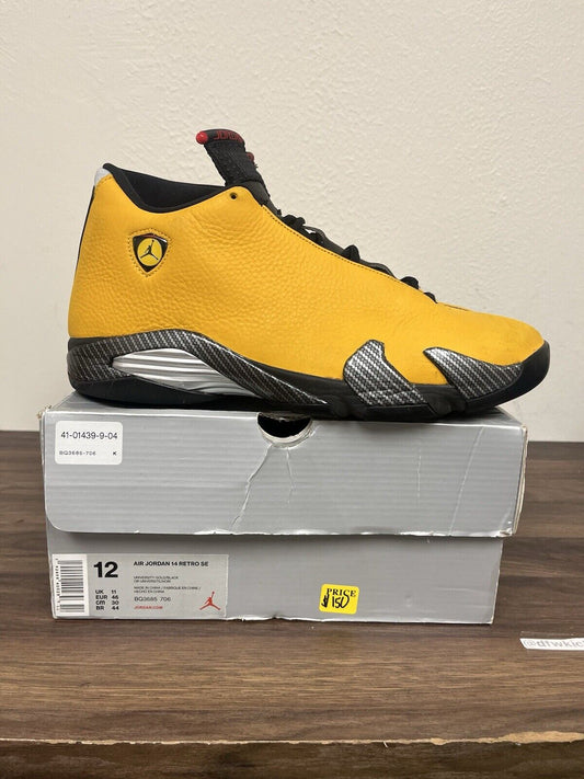 Nike Air Jordan 14 Retro Reverse Ferrari size 12 BQ3685-706 OG XIV Beater