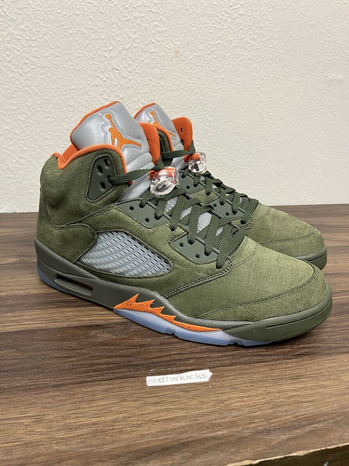 Size 13 - Air Jordan 5 Retro 2024 Olive Mint Condition (DD0587-308)