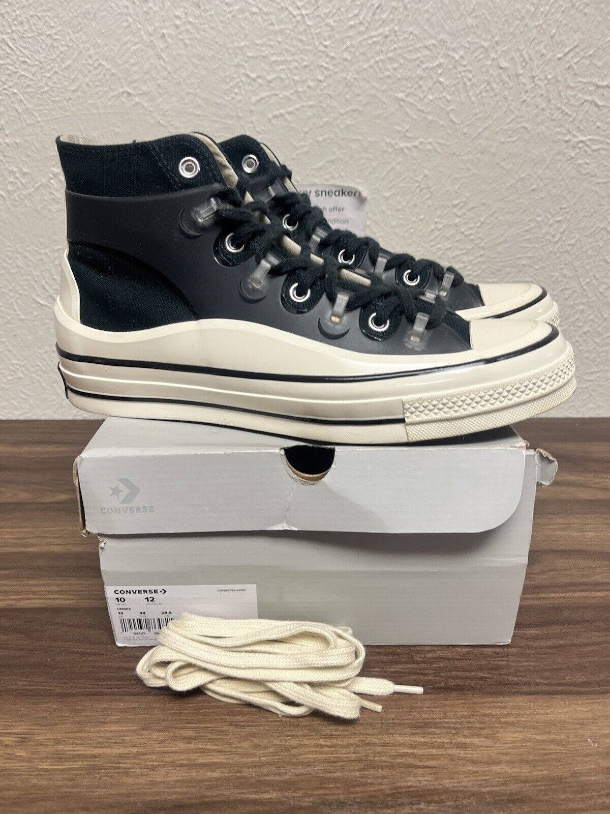 Converse Chuck 70 x Kim Jones Utility Hi Storm Wind/Egret/Black Mens Size 10 New