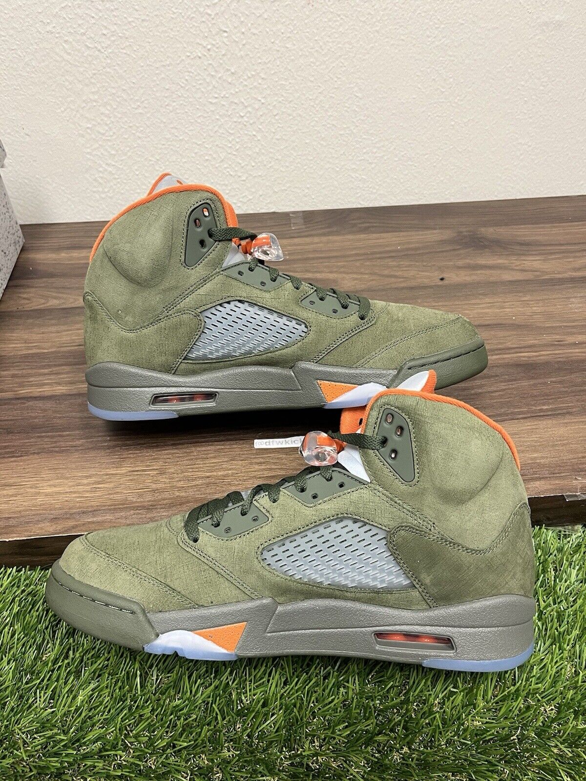 Size 13 - Air Jordan 5 Retro 2024 Olive Mint Condition (DD0587-308)