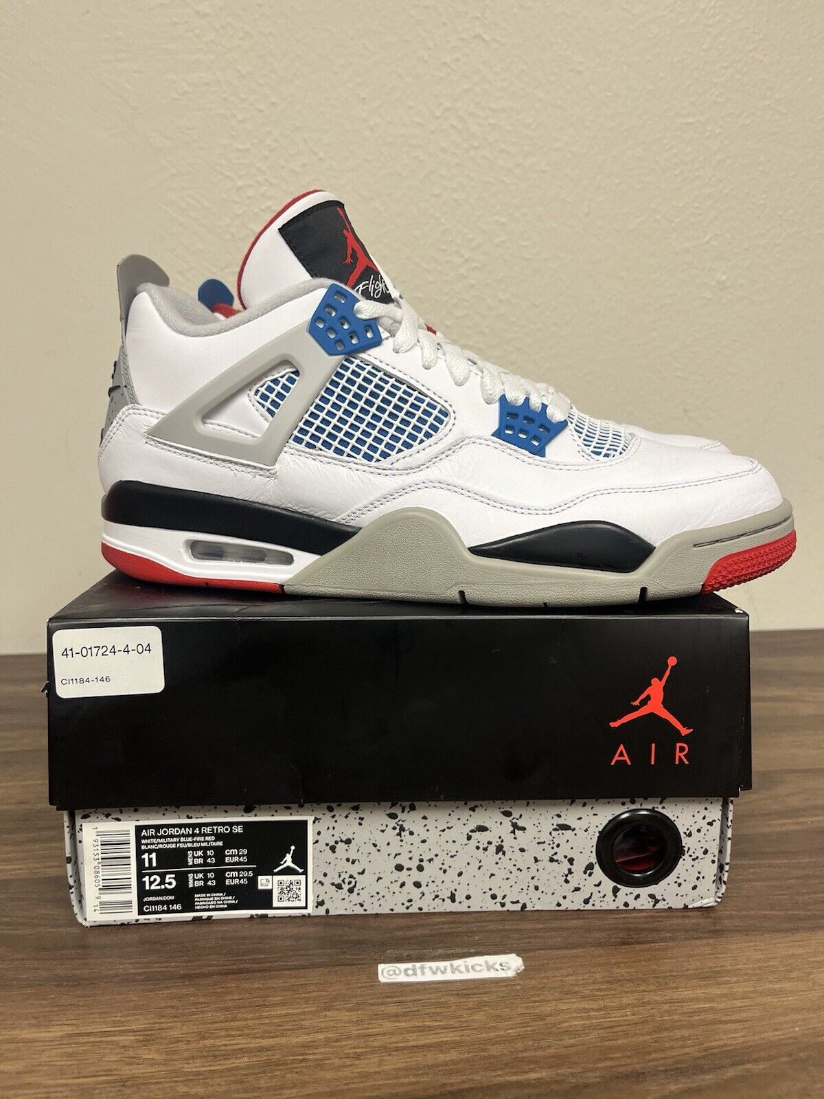 Size 11 - Jordan 4 Retro SE Mid What The 4