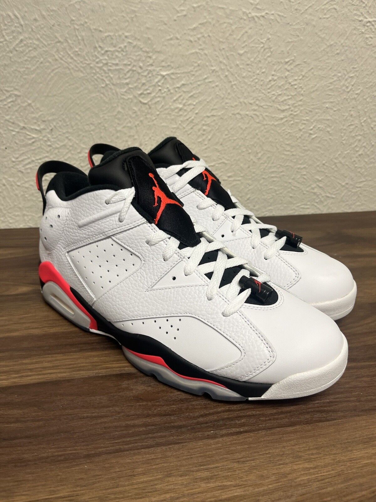 Air Jordan 6 Retro Low sz 12 Infrared White DS Basketball Shoe