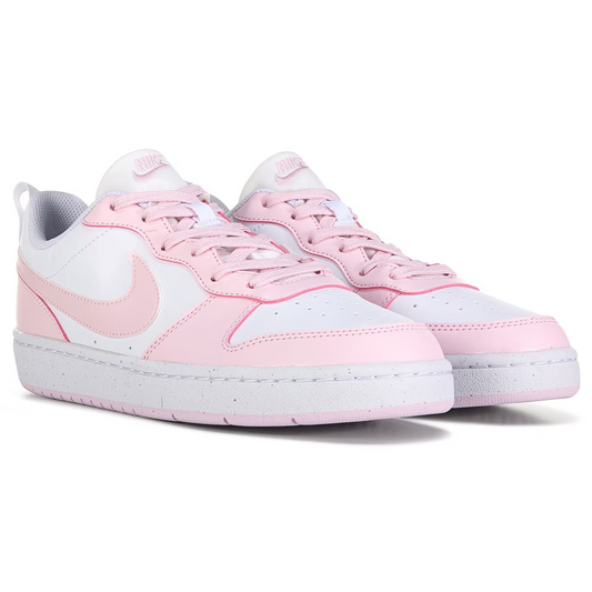 Nike Court Borough Low Recraft Boys DV5456-105 (White/Pink Foam), Size 6y