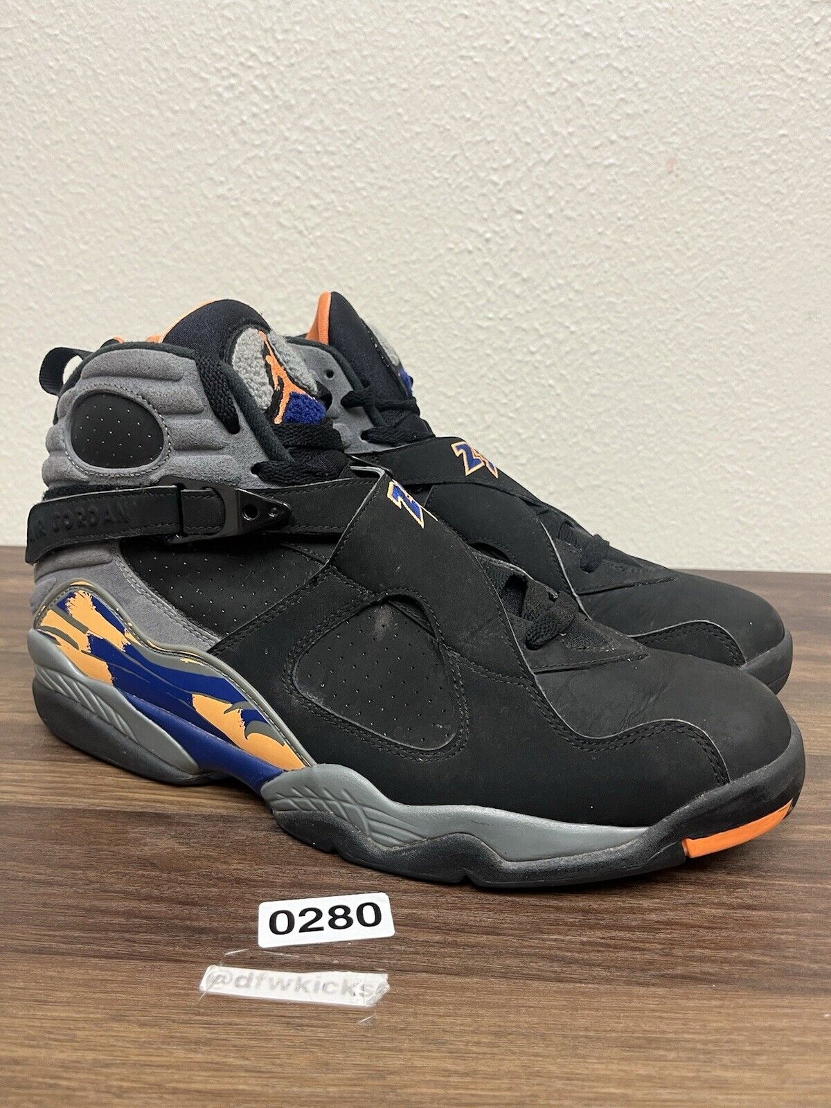 Size 12 - Air Jordan 8 Retro Phoenix Suns 305381-043 S280