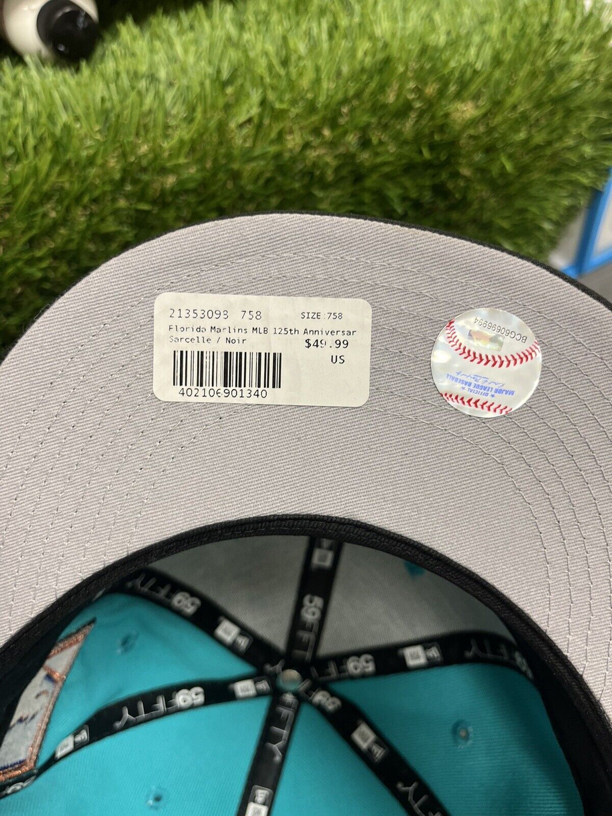 New Era Florida Marlins 125th Anniversary MLB Fitted Cap Hat Size 8