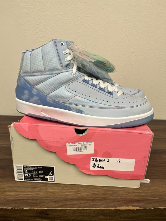 Size 12 - Jordan 2 Retro x J. Balvin Blue 2022