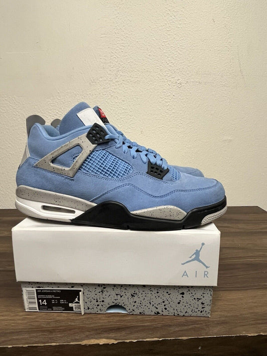 Size 14 - Jordan 4 Retro Mid University Blue