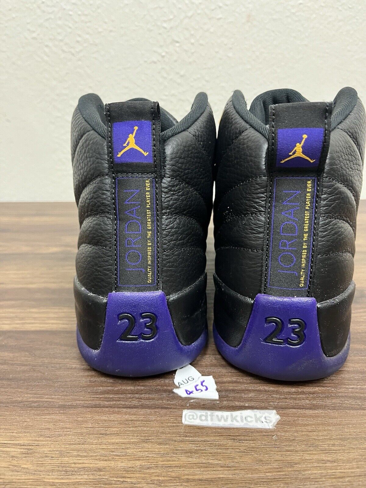 Size 12 - Jordan 12 Retro Field Purple Black Gold Leather CT8013-057 NO 📦 BOX