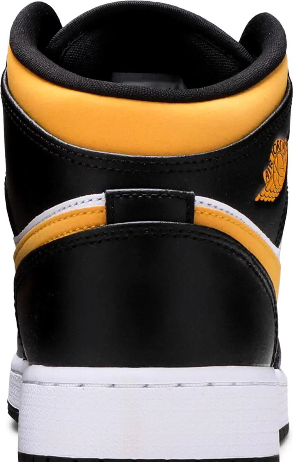 Nike Jordan 1 Size 5Y GS Kids Women's Size 6.5 Pollen Black 554725-177