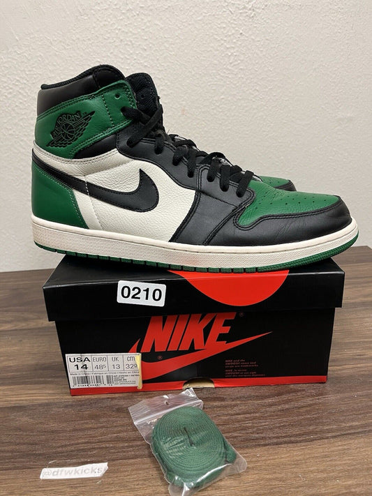 Nike Air Jordan 1 Retro High OG Pine Green 2018 size 14 555088-302 OG I Clean210