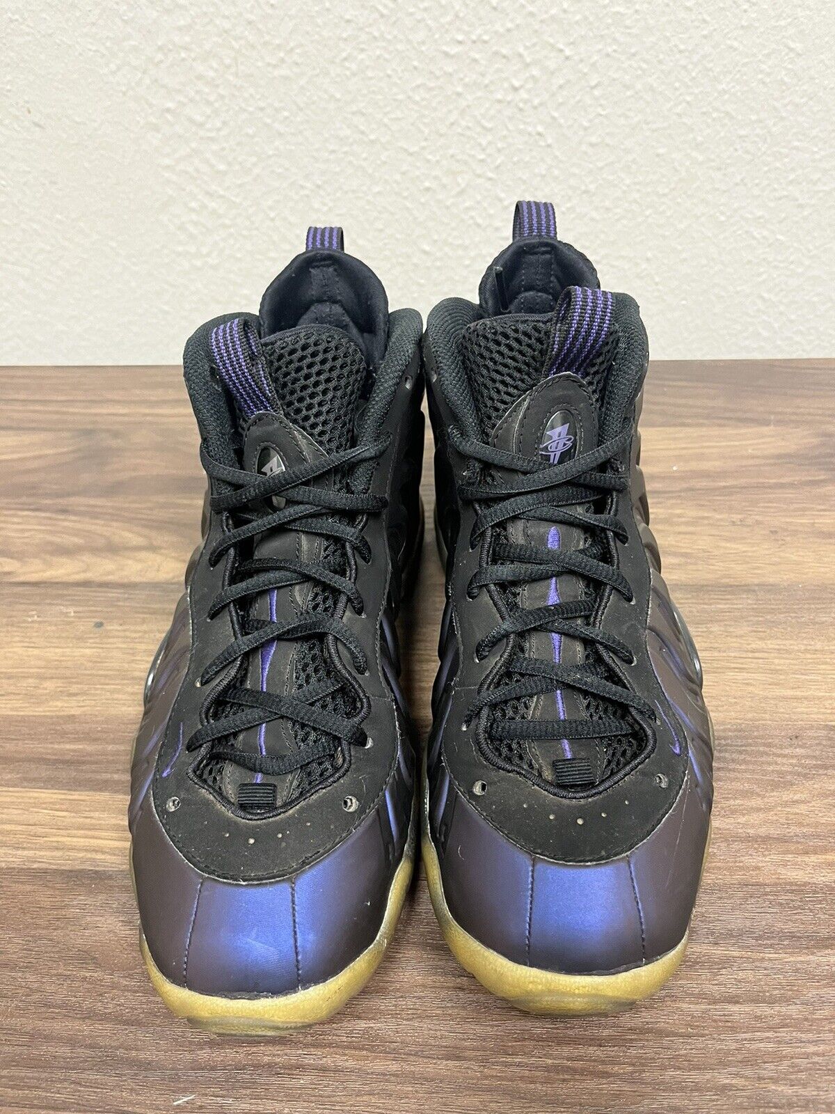 Nike Air FOAMPOSITE One EGGPLANT 2017 GS Size 6y NO BOX AS IS 644791-005