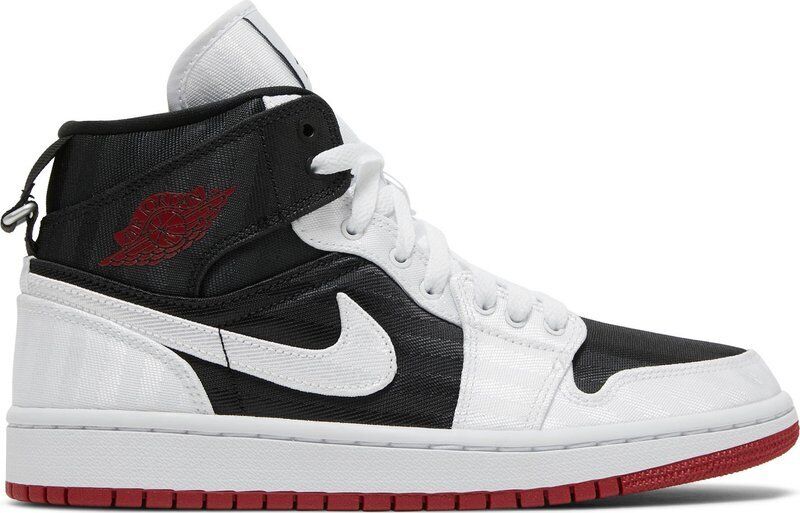 Jordan 1 Mid SE Utility White Black Gym Red