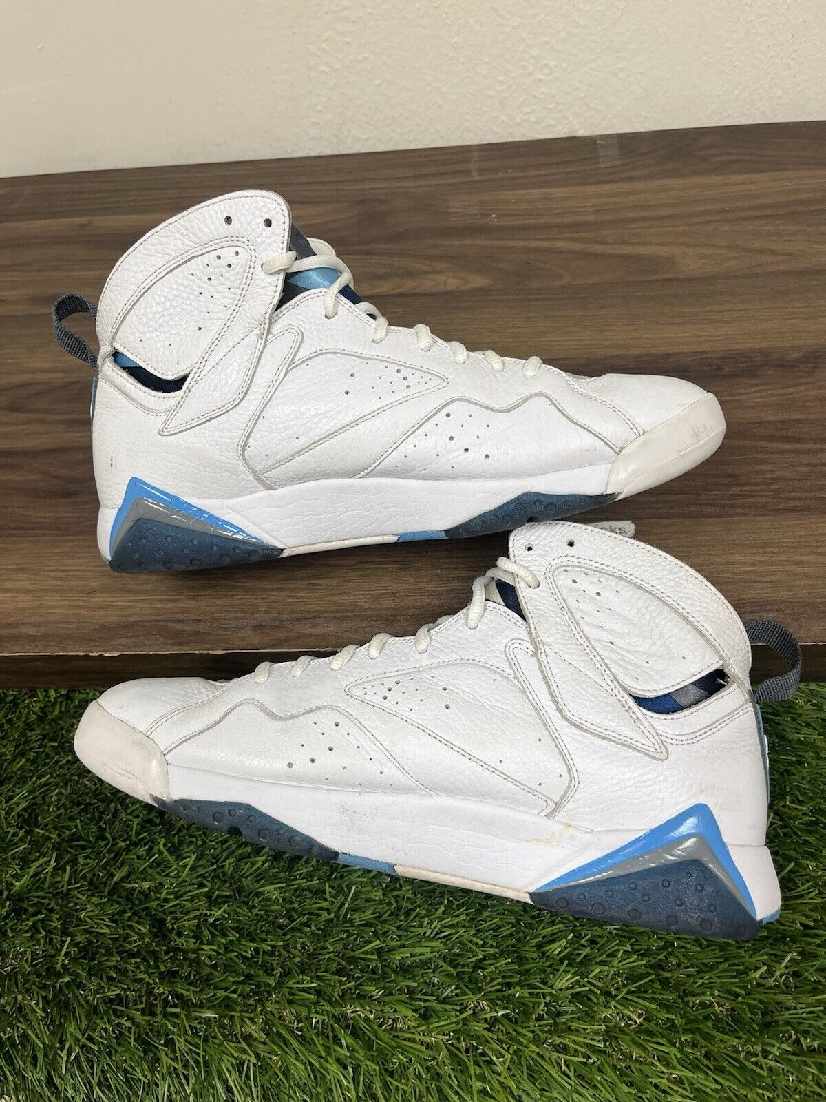 Air Jordan 7 French Blue Size 12 Mens Nike Retro White Grey 304775-107 OG VII