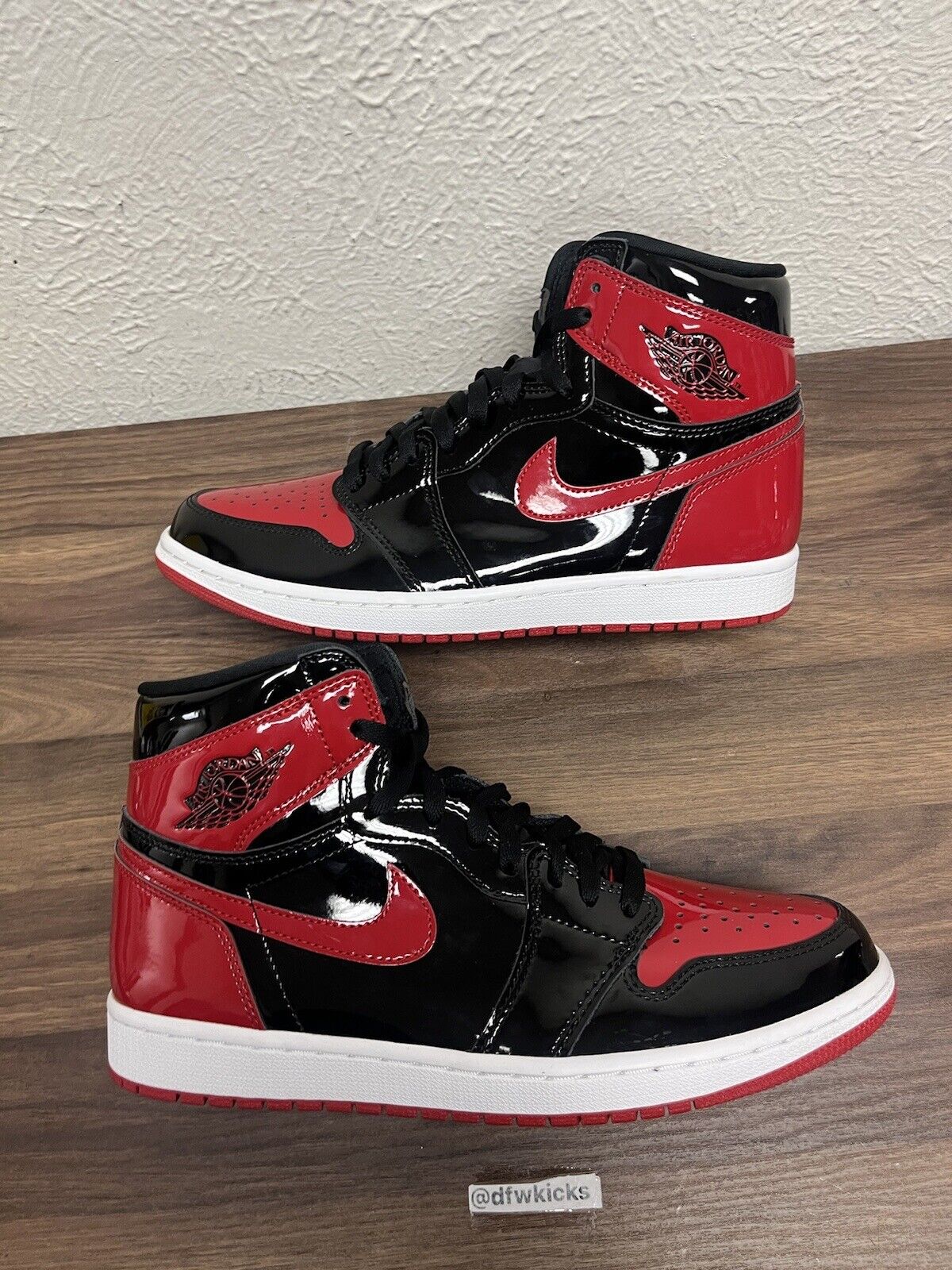 Size 10 - Jordan 1 Retro OG High Patent Bred