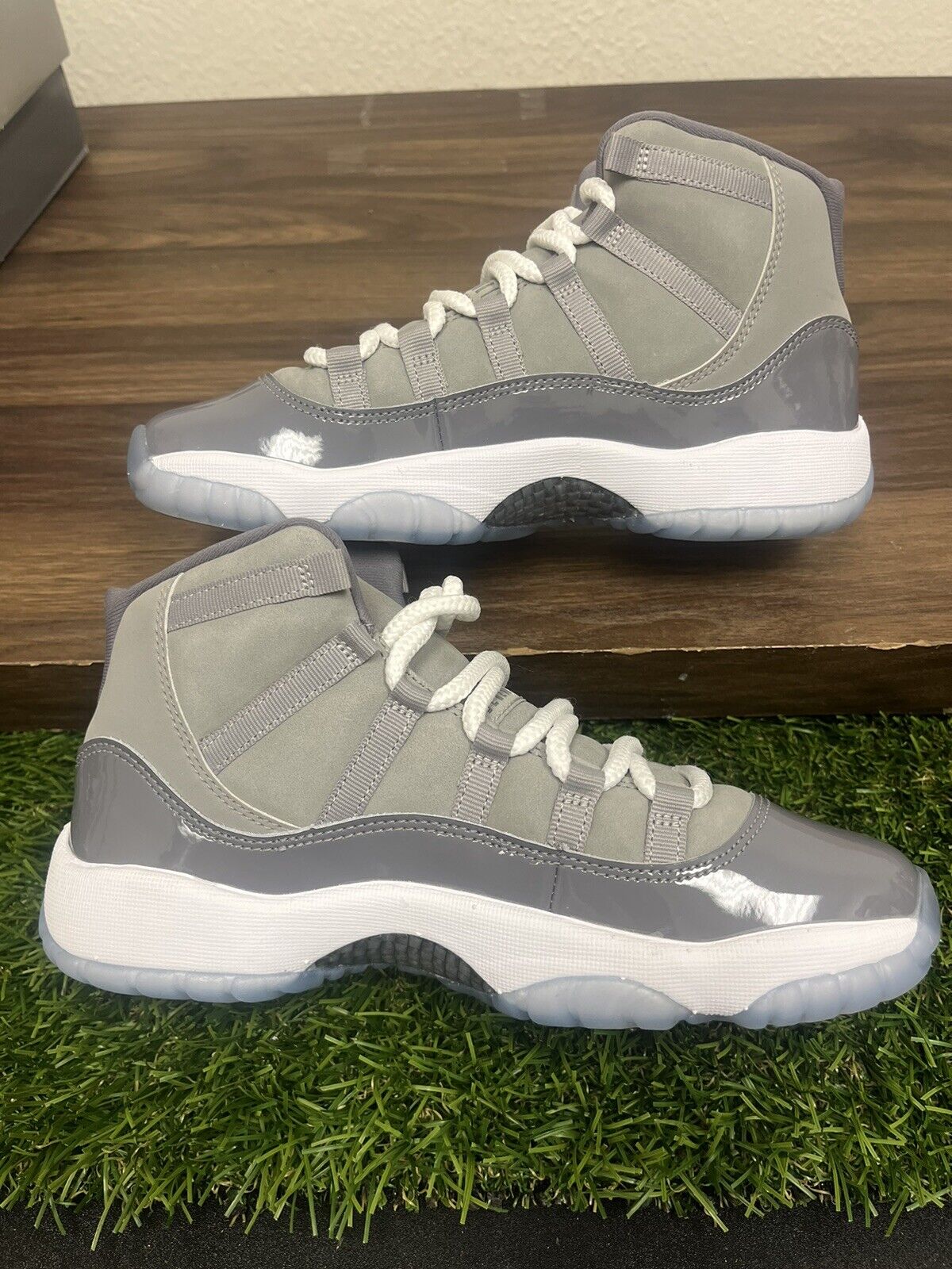 Size 5Y - Nike Air Jordan 11 Retro Cool Grey 2021 GS 378038-005 (USED)