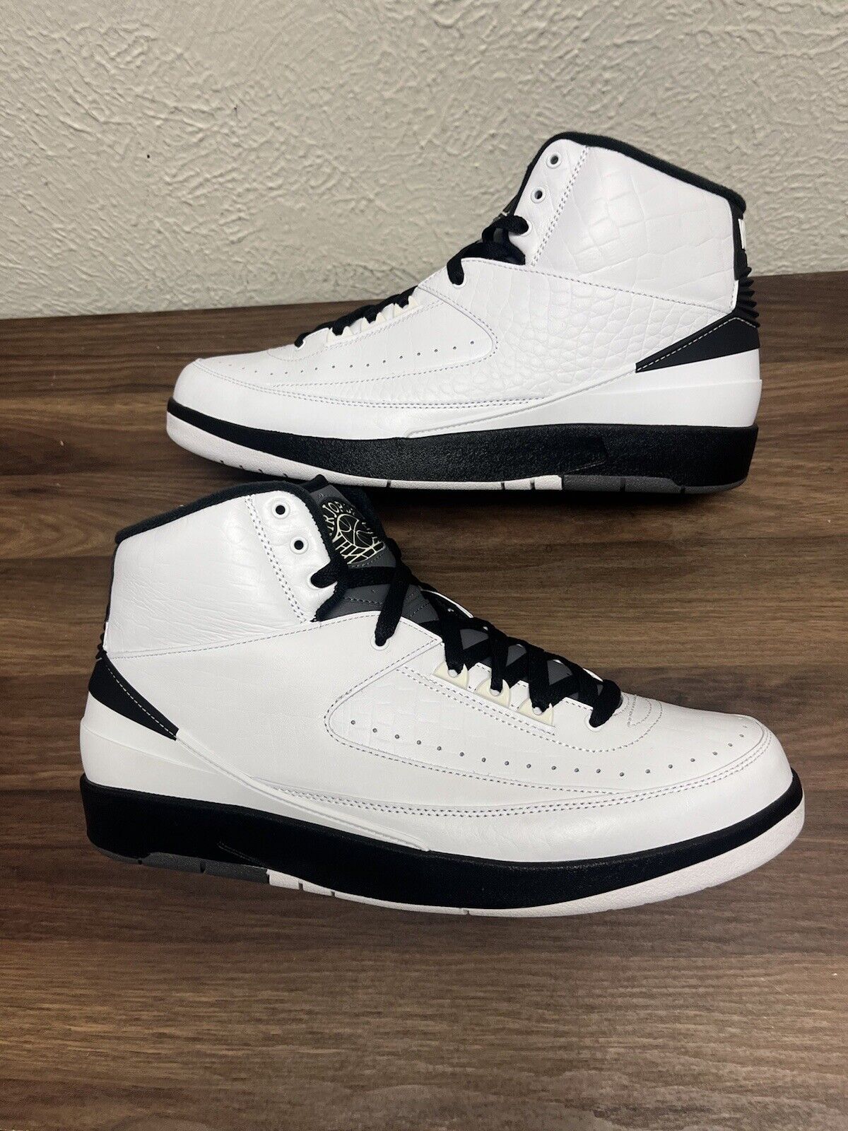 Size 12 Nike Air Jordan 2 Wing It 2016 - Black And White Men’s 834272-103 OG Box