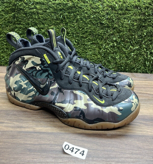 Size 10.5 - Nike Air Foamposite Pro Prm Le Green Camo 474