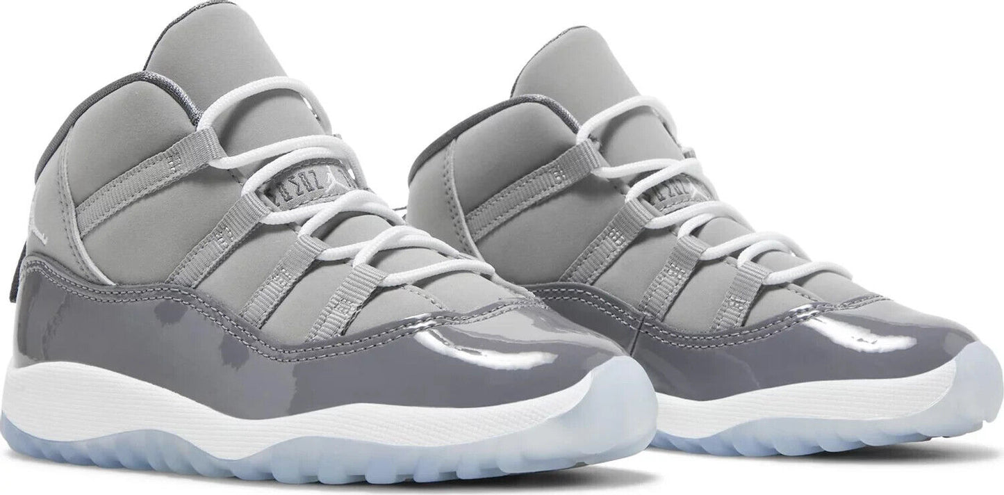 Nike Air Jordan 11 Retro TD Cool Grey White 378040-005 Toddlers Size 10C Rare