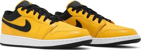 Size 4.5y - Air Jordan 1 Low University Gold Black