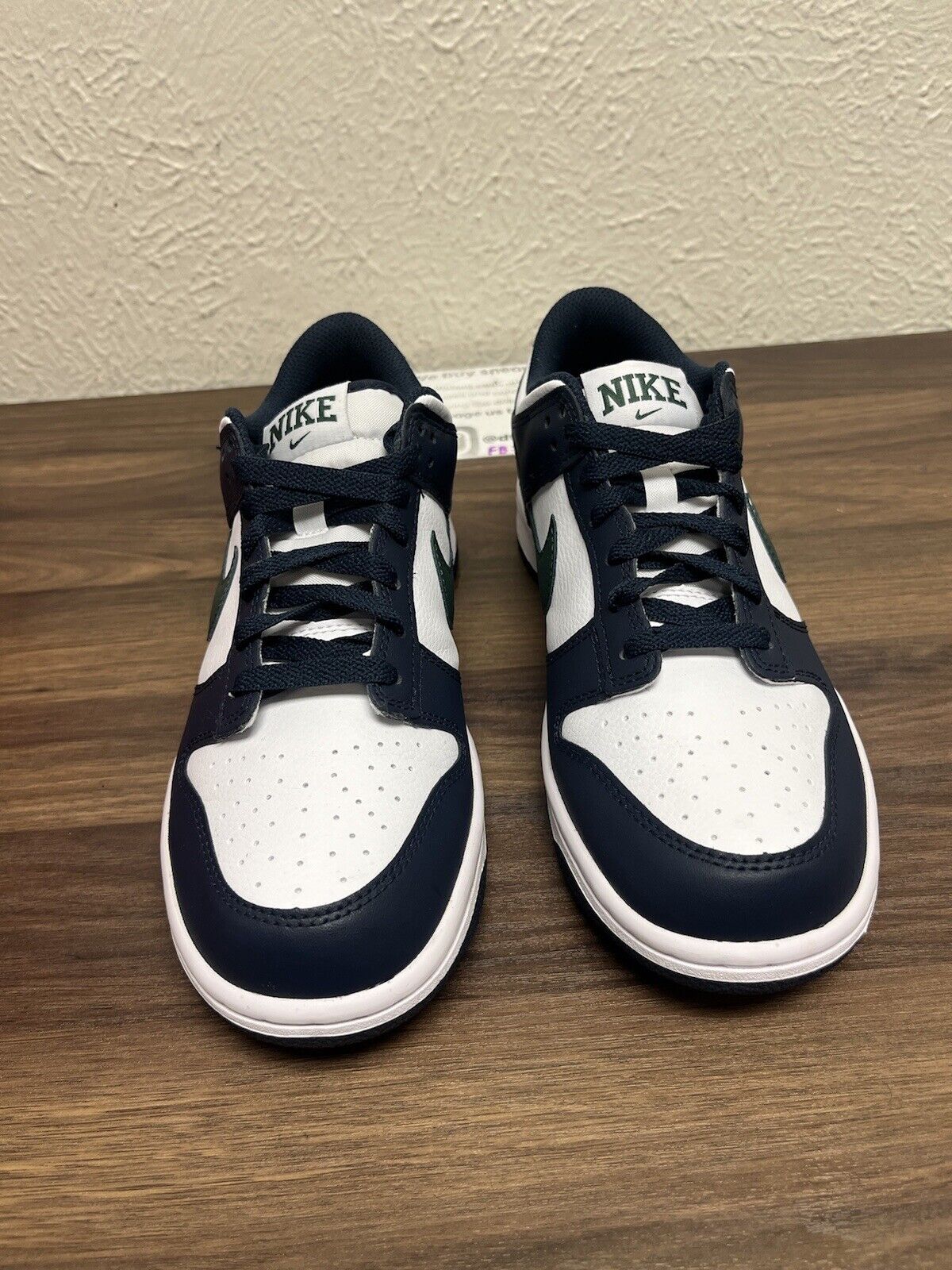 Nike Dunk Low GS Obsidian Vintage Green White HF5177 400 Size 7Y