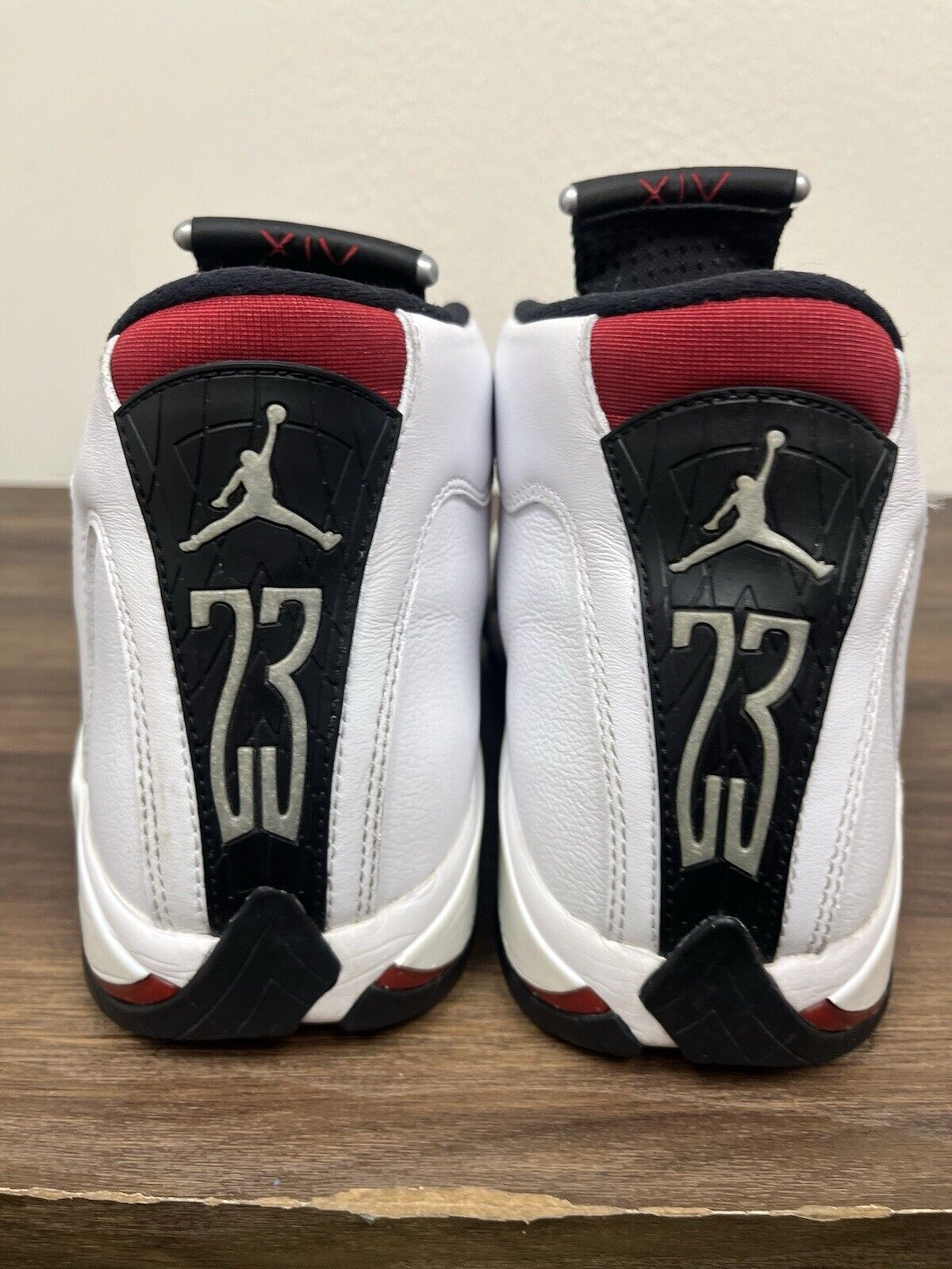 Air Jordan 14 Retro “Black Toe” 2014 Size US 10.5 Mens SKU 487471102