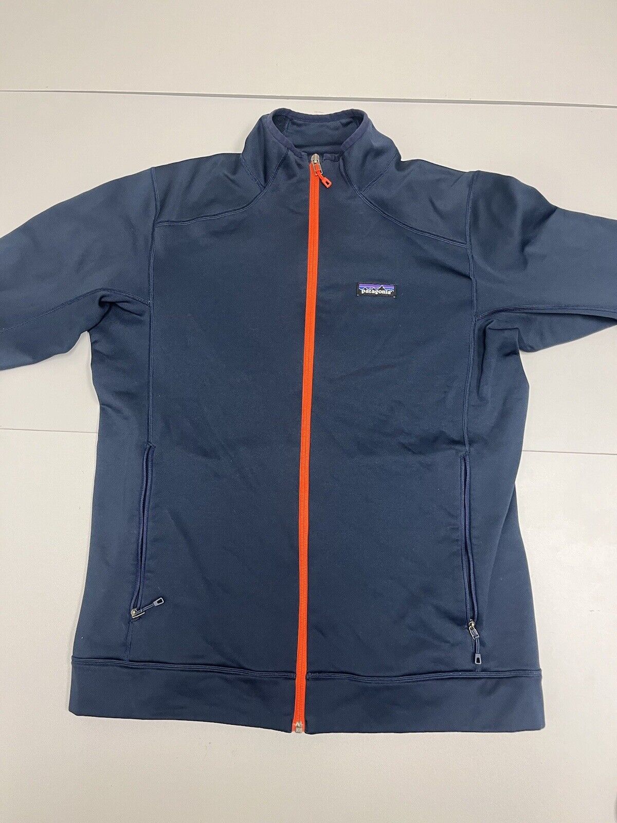 Patagonia Crosstrek Jacket Navy Blue Full Zip Polartec Size M  Mens